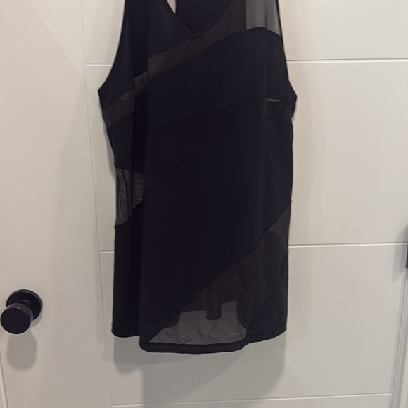 🏴 Lululemon Black Sheer Tank Top size 14 - Picture 3 of 8